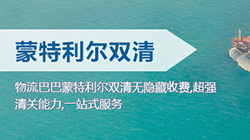 「加拿大」蒙特利爾海運雙清關專線到門,Montreal海運雙清到門價格